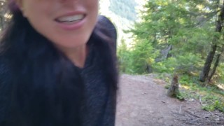 Power Pissing On OUr Hike