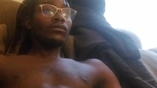 BBC Moaning and Shaking while nutting inside a Fake Pussy