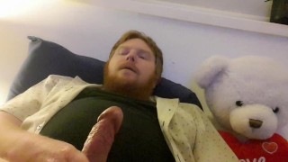 Very thick cock cums alot