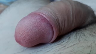 Russian guy cums a lot. Close up