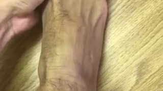 Massaging my Hairy Foot