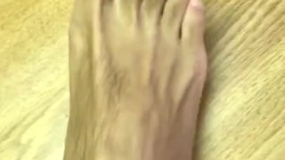 Massaging my Hairy Foot