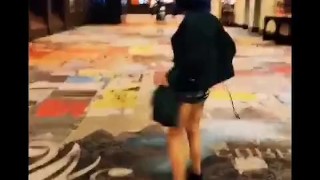 pulled my dress up in public
