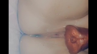 Bad dragon Chance XL slow motion/fast motion pull out 