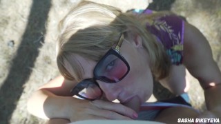 The most insane amateur cumshot compilation from russian cumswallow slut Sasha Bikeyeva - Part 2