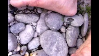 Sailor boy stranded on desert island masturbates his cock and squirts cum while waiting for rescue