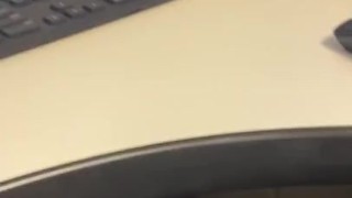 Throbbing Dick at My Desk
