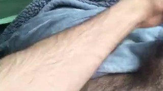 Jacking My Restored Foreskin In Tent