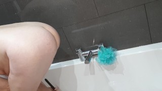 Douche enema squirting just for fun.