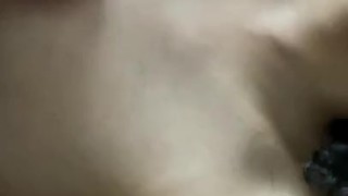 Dick bigger than her tits (titty fuck)