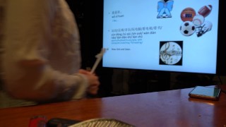 Chinese teacher has sex with student during private class (speaking chinese)