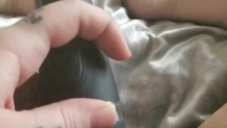 Creamy panties and orgasm with lovense wand- Queen Zena