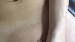 [Japanese] Selfie Masturbation With Amateur Toy Part 2 【Shaved Pussy hentai】