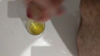 Piss, cum & spit cocktail