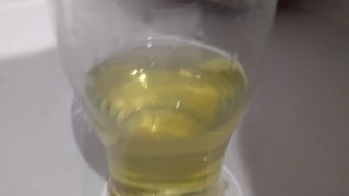 Piss, cum & spit cocktail