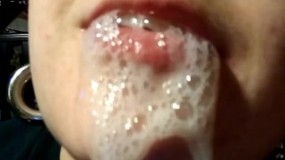 Cum in my mouth 