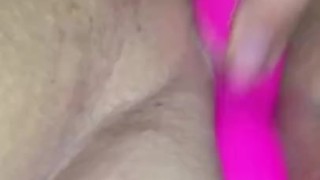 Lesbian playing up close 