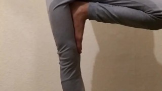 Hot Guy Wets Himself During Yoga