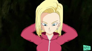 Android 18 and Krillin parody xxx from Dragon Ball Super