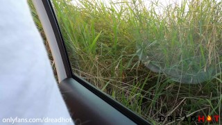 Took a ride to a Water Dam and we Fuck in Public! - Amateur Dread Hot