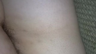 Gassy Flatulent Phat Ass Horny Slut Lays on Side to FART on a Couch At Night