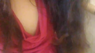 Do You Wanna Watch Me Pee? Girl TALKS While She PEES in TOILET Dress Thong Panties Pink Shoes Piss