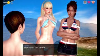 Mythic Manor - Sex on the beach with Anastasia and oral on the gym with Paige (3/3)