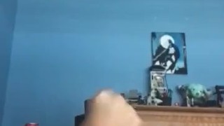 Humping my bed again showing my ass mmm 