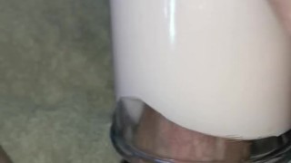 Penis pump new pussy sleeve