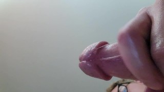 Masturbation (Undershot view) with CUMSHOT 