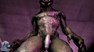 True Self, Sangheili hyper muscle & cock growth
