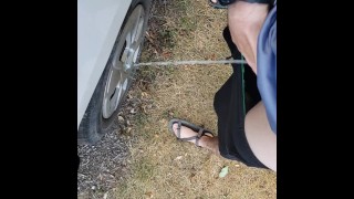 FTM Pee Desperation Spray Car Tire
