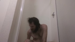 Fun with toys in shower