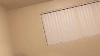 Young babe has fun alone 
