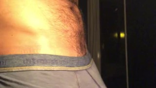 Hairy man in Underwear