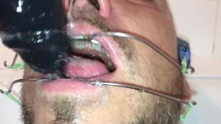 new horny deepthroat after pissing on my braces