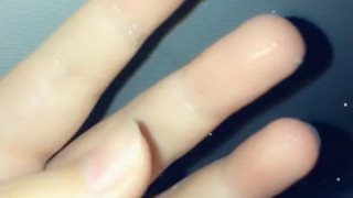 Look How Wet I Was~ I only touched a bit