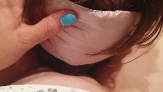 hubby eating creampie