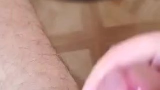 My hard cock cumming