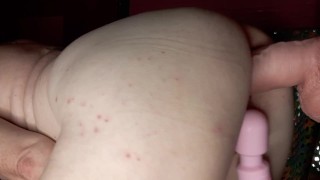 Multiple squirting orgasm on 10" PD King Cock