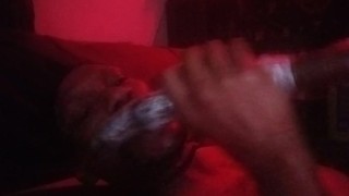 Me and my fuck machine preparing this hungry throat for daddy's dick