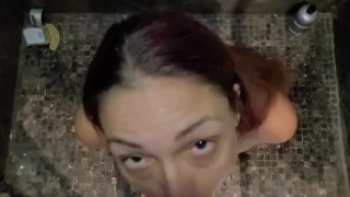 WIDE OPEN for golden shower
