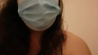 Solo amateur pinay MelanieQuezon big cock worship with face mask