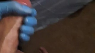Bwc solo jerk off gloves covid cum
