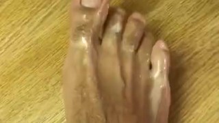 Squirt on my Foot