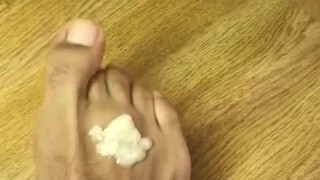 Squirt on my Foot
