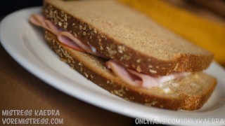 Tiny Man Sandwich Vore