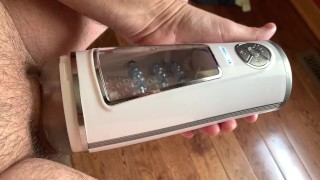 George Having Some Fun With His New Toy - Tasting His Own Cum