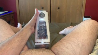 George Having Some Fun With His New Toy - Tasting His Own Cum