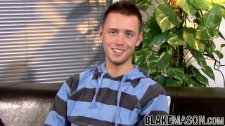 British twink Craig drills his ass with dildo and wanks off